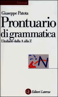 9788858108680 - Prontuario di grammatica. L'italiano dalla A alla Z