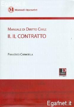 9788858200582 - Manuale di diritto civile. Vol. 2: Il contratto