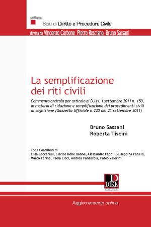La semplificazione dei riti civili