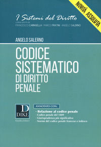 9788858208069 - Codice sistematico di diritto penale
