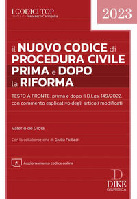 9788858214411 - Il nuovo codice di procedura civile prima e dopo la riforma. Con aggiornamento online