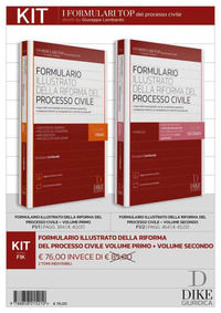 9788858215210 - Kit Formulario illustrato della riforma del processo civile. Con aggiornamento online. Vol. 1-2