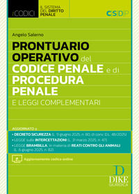 9788858217948 - Prontuario operativo del codice penale e di procedura penale. Con aggiornamento codice online