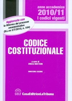 9788861325432 - Codice costituzionale