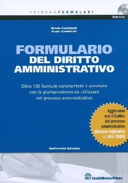 9788861325975 - Formulario del diritto amministrativo. Con CD-ROM