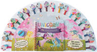 9788861778535 - Unicorni da colorare. Ediz. a colori. Ediz. a spirale. Con 20 gomme. Con 20 matite. Con temperamatite