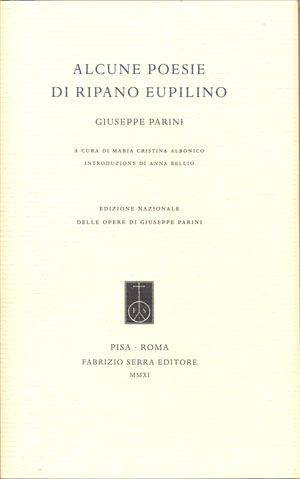 9788862273602 - Alcune poesie di Ripano Eupilino