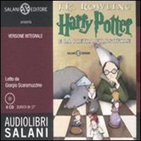 9788862560320 - Harry Potter e la pietra filosofale letto da Giorgio Scaramuzzino. Audiolibro. 8 CD Audio. Vol. 1