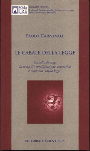 9788863422719 - Le cabale della legge