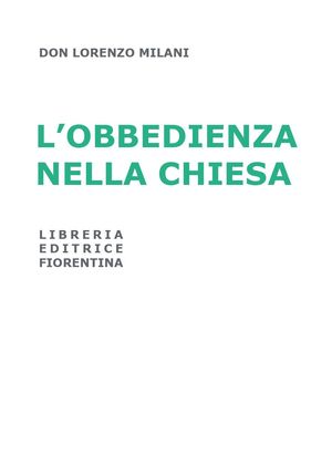 9788865000519 - L'obbedienza nella Chiesa