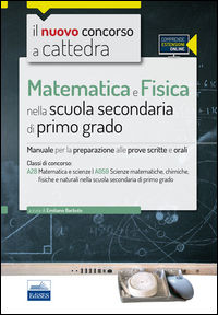 9788865846216 - CC4/29 Matematica e Fisica nella scuola secondaria di I grado. Per la classe A28 (A059). Con espansione online