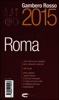 9788866410423 - Roma del Gambero Rosso 2015