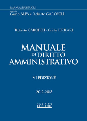 9788866571308 - Manuale di diritto amministrativo