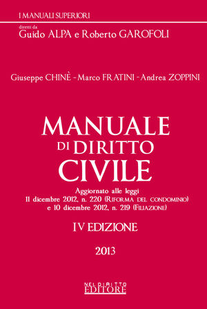 9788866571575 - Manuale di diritto civile