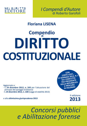 9788866571940 - Compendio di diritto costituzionale