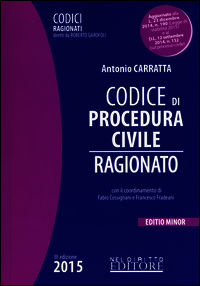 9788866574873 - Codice di procedura civile ragionato. Ediz. minore