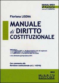 9788866575450 - Manuale di diritto costituzionale