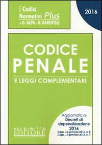 9788866576792 - Codice penale e leggi complementari