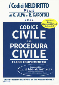 9788866579137 - Codice civile e di procedura civile e leggi complementari