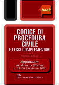 9788866894483 - Codice di procedura civile e leggi complementari