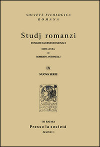 9788867284108 - Studj romanzi. Nuova serie. Vol. 9