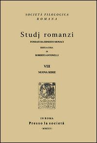 9788867284115 - Studj romanzi. Nuova serie. Vol. 8