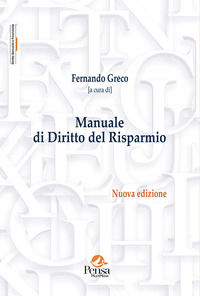 9788867608508 - Manuale di diritto del risparmio. Nuova ediz.