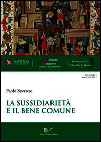 9788868122720 - La sussidiarietà e il bene comune