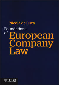 9788868560454 - Foundations of European Company Law