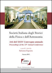 9788869520426 - Società italiana degli storici della fisica e dell'astronomia. Atti del 35° Convegno annuale­Proceedings of the 35th ann