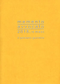 9788870741599 - Memento avvocato 2018 16 mesi