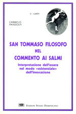 9788870941357 - San Tommaso filosofo nel commento ai Salmi