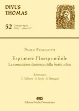 9788870947311 - Esprimere l'inesprimibile. La concezione dantesca della beatitudine