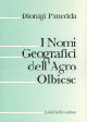9788871380407 - I nomi geografici dell'agro olbiese