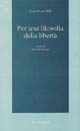 9788872846896 - Per una filosofia della libertà