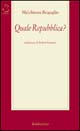 9788872848135 - Quale Repubblica?