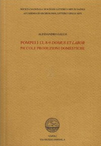 9788874318704 - Pompei I 13, 8-9 Domus et labor. Piccole produzioni domestiche