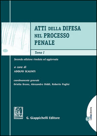 9788875243388 - Atti della difesa nel processo penale
