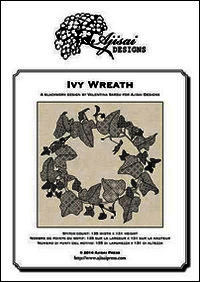 9788875473785 - Ivy Wreath. A blackwork design