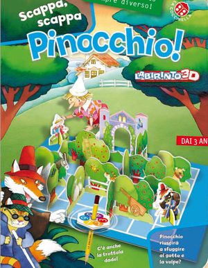 9788875488147 - Scappa, scappa Pinocchio! Labirinto 3D