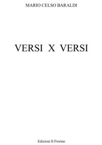 9788875498719 - Versi x versi