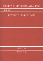 9788878706552 - Lessico e lessicologia. Atti del 44° Congresso