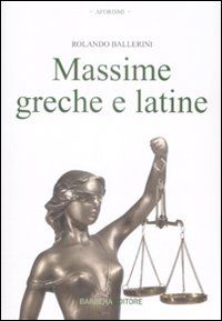 9788878993129 - Massime greche e latine
