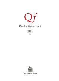 9788882473624 - Quaderni folenghiani (2013). Vol. 8
