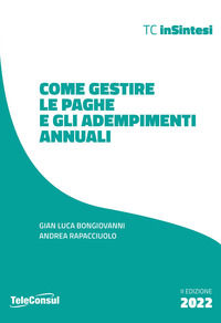 9788887252682 - Come gestire le paghe e gli adempimenti annuali
