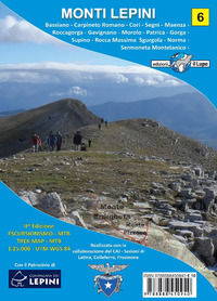 9788888450940 - Monti Lepini. 6 MTB con carta escursionistica