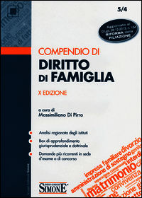 9788891402141 - Compendio di diritto di famiglia