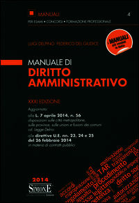 9788891402622 - Manuale di diritto amministrativo