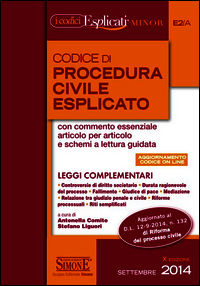 9788891404121 - Codice di procedura civile esplicato. Ediz. minor. Con aggiornamento online