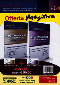 9788891404886 - Approfondimenti per il concorso in magistratura civile, penale, amministrativa (2014) vol. 1-2